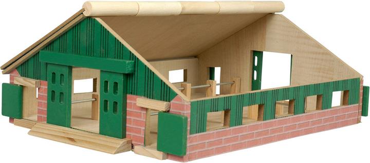 Produktbild Kids Globe Farming Pedestrian Stable Wood Klein 1:88