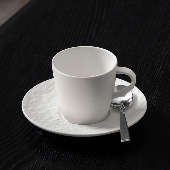 Immagine prodotto Villeroy & Boch Mokka-/Espressoobertasse Manufacture Rock blanc (60 ml, 1 x)