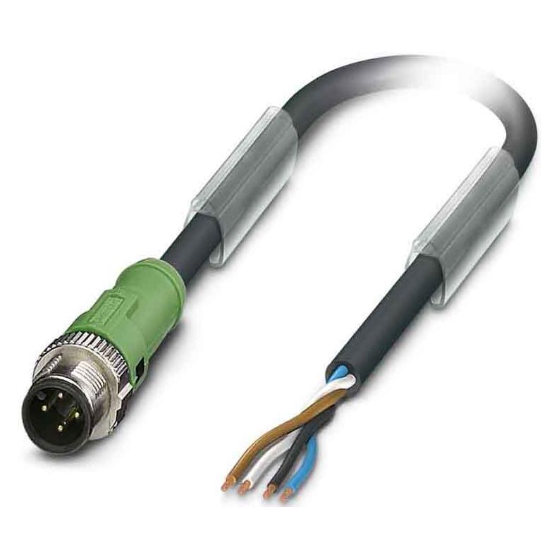 Phoenix Contact Sensor/actuator kabel, Kabels + Stekkers, Zwart
