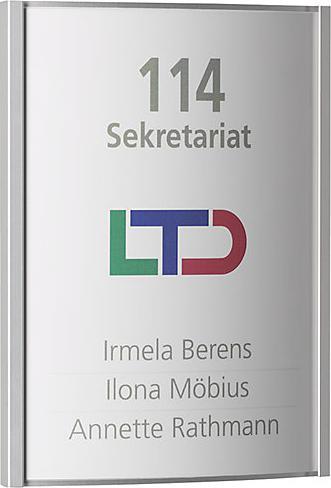 Produktbild Moedel ORLANDO™ Türschild, HxB 148 x 110 mm, DIN A6, Gewicht 0,15 kg