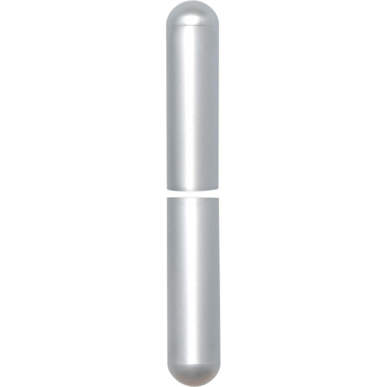 SFS, Türbeschlag + Scharnier, Aufsteckhülse 3-DIM rund Türband ø 15mm H 92mm oben/unten, Alu verchromt matt