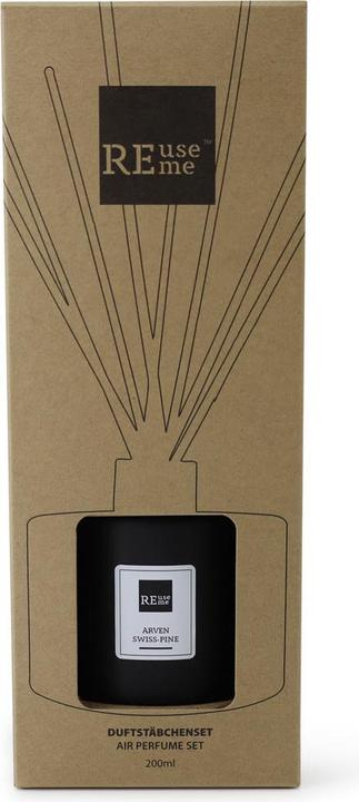 Actual product image ReUseMe Duftstäbchenset Arve, Zirbe, Swiss Pine (200 ml)