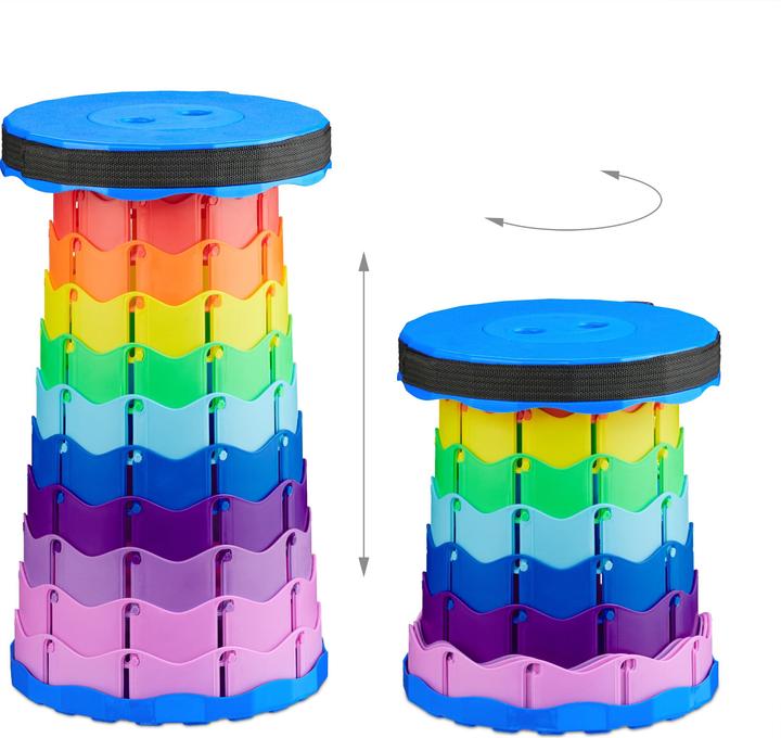 Produktbild Relaxdays Teleskophocker