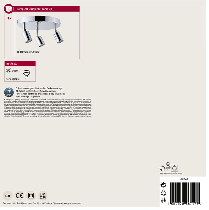 Immagine prodotto Paulmann Riflettori puntati sulla Carolina (GU10)