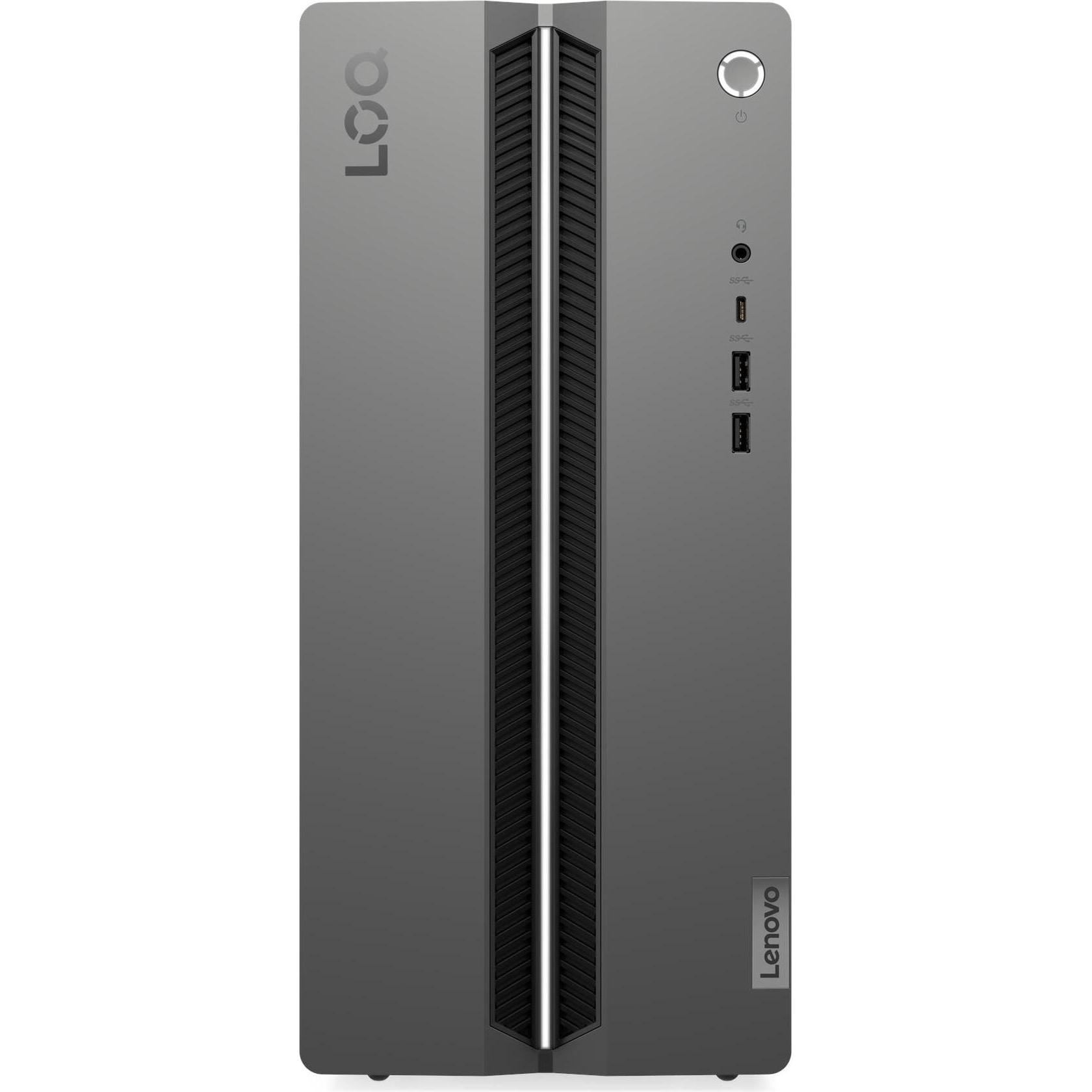 Lenovo LOQ Tower (Intel Core i5-14400F, 16 GB, 1000 GB, GeForce RTX 3050), PC, Grau, Schwarz