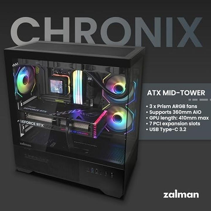 Actual product image Zalman Chronix Black (ATX, mATX, Mini-ITX)