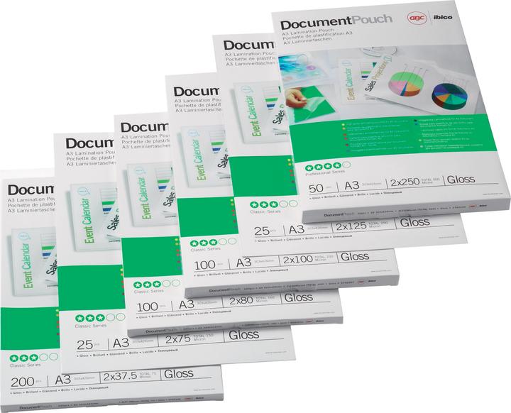 Actual product image GBC Premium quality laminating films (A3, 100 pcs., 125 µm)