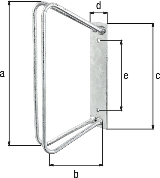 Actual product image GAH Single bike rack