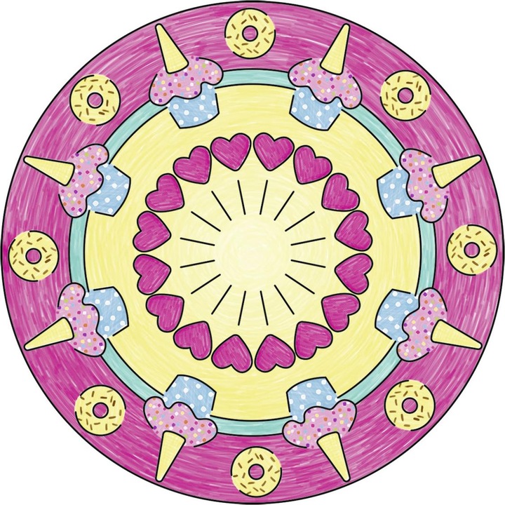 Actual product image Ravensburger Mini Mandala Designer - Unicorn