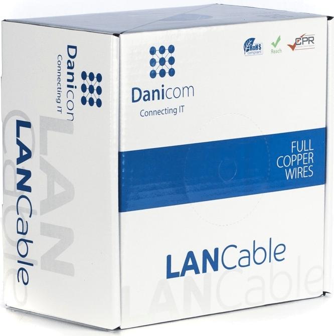 Produktbild Dsit DANICOM CAT6A S/FTP 100m (S/FTP, CAT6a, 100 m)