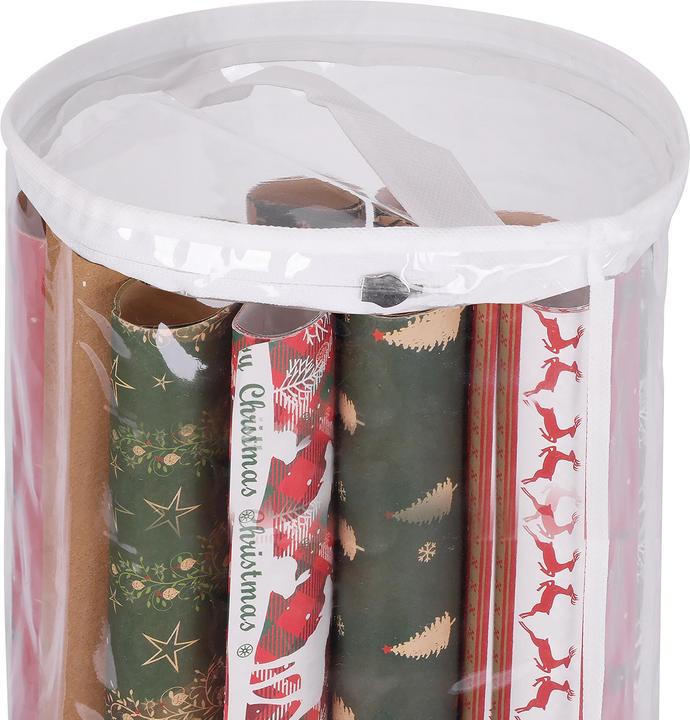 Produktbild Relaxdays 2x Geschenkpapier-Aufbewahrung (22 cm, 2x)