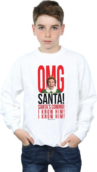 Produktbild Elf OMG Santa I Know Him Sweatshirt Jungen (140, 146)