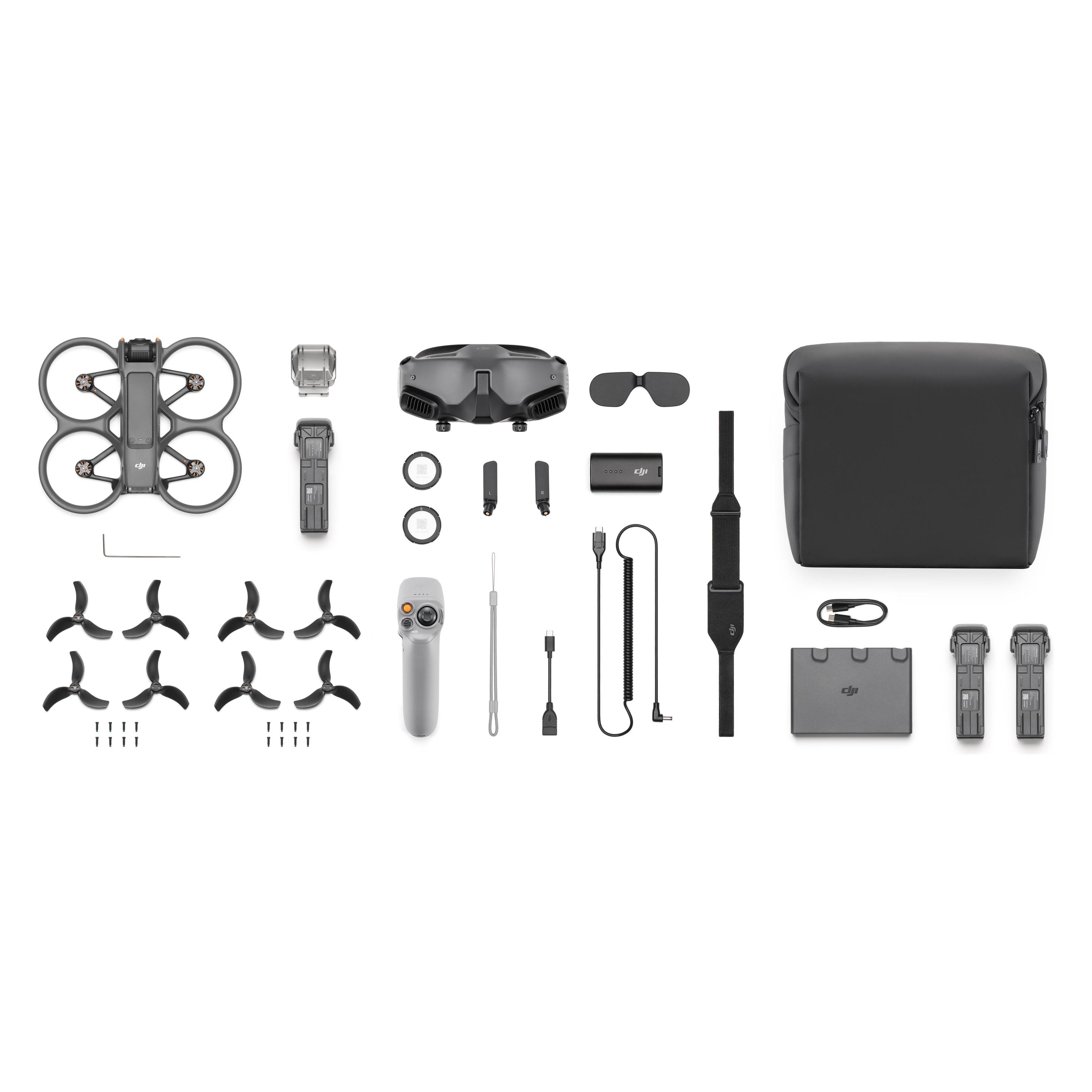DJI Avata 2 Pro-View Combo (23 min, 377 g, 12 Mpx), Drohne, Schwarz