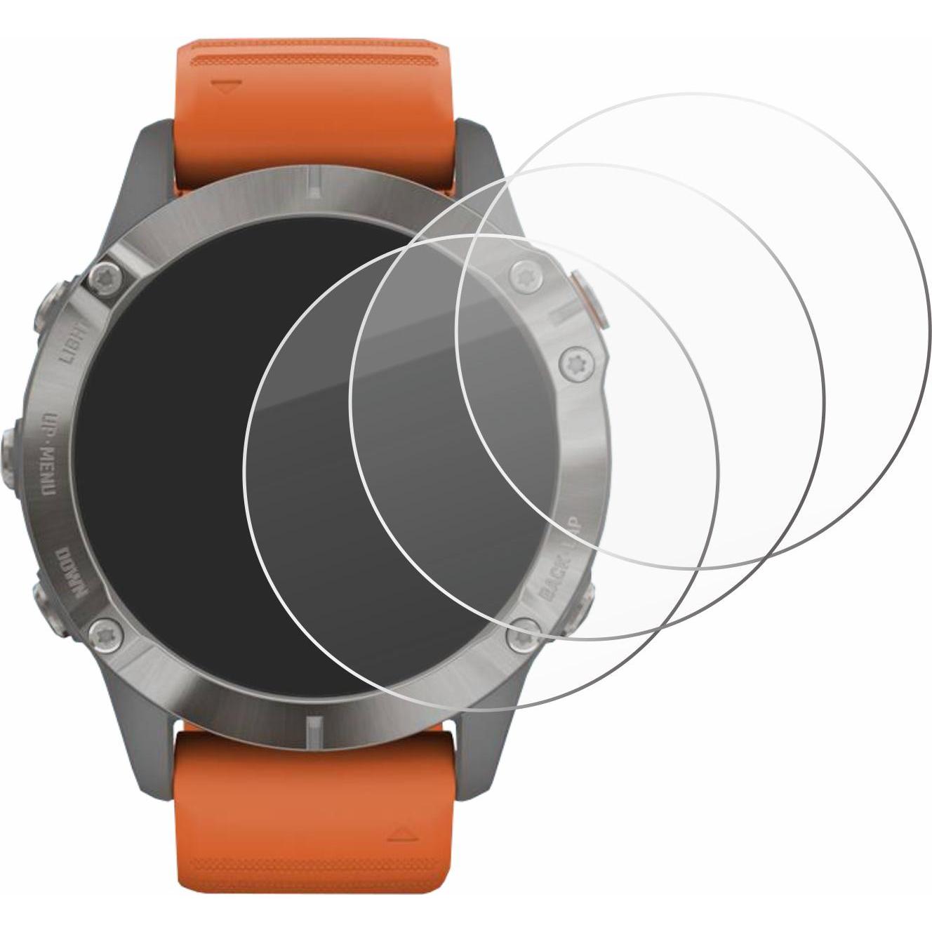 Thumbnail - Savvies Panzerglas Hartglas Displayschutz, Smartwatch Schutzfolie, Transparent