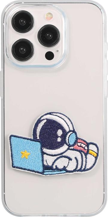 Produktbild PhoneLook Sticker Aufkleber für Handy/Tablet/Computer 3D gestickt Astronaut with laptop