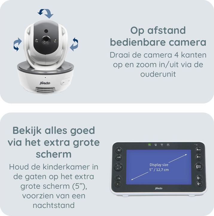 Produktbild Alecto DVM200XL (Babyphone mit Kamera, 300 m)