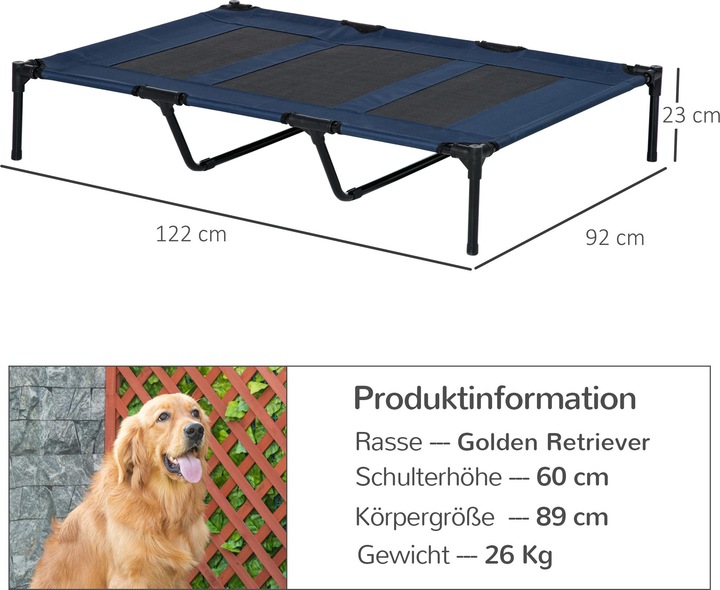 Produktbild PawHut Hunde Liegeplatz inklusive Tragetasche (Hund)