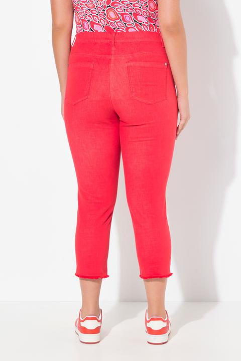 Produktbild Ulla Popken 7/8-Hose Sienna, Fransensaum, schmales Bein (58)