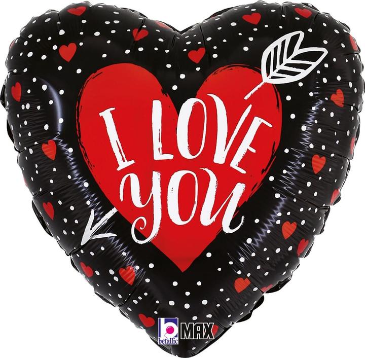 Produktbild Grabo Balloons Alu-Ballon - Herz I Love You (1 x)