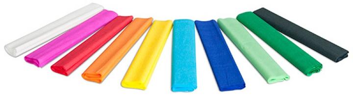 Produktbild Gimboo Krepppapierrolle,, 25x200cm, 10 Stück, farbig sortiert (10x)