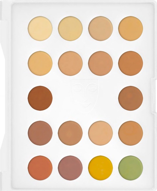 Immagine prodotto Kryolan Dermacolor Camouflage Cream Mini Palette 18 Palette (18, Mini 3)