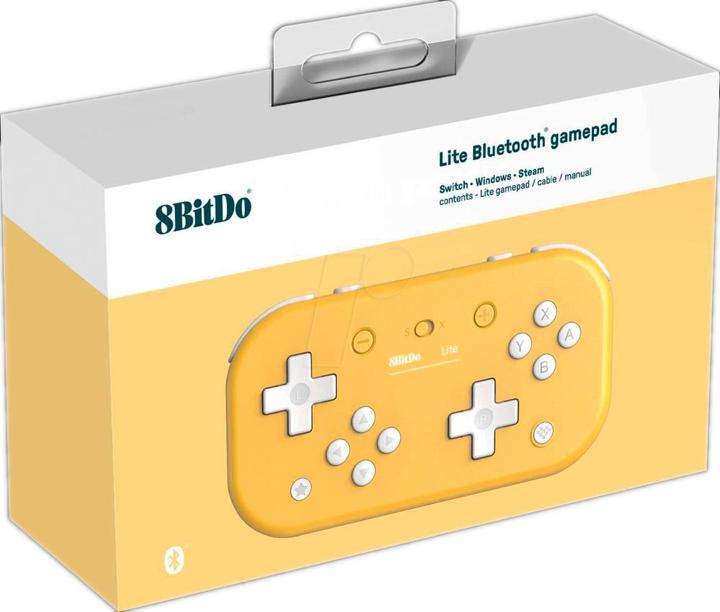 Produktbild 8bitdo Lite BT Gamepad Yellow (Switch)