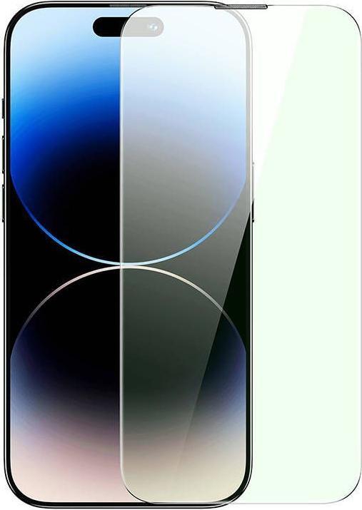 Actual product image Baseus Privacy Protection Tempered Glass Crystal Series IP 14 PRO (Apple iPhone 14 Pro)