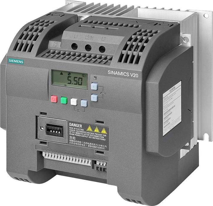 Actual product image Siemens SINAMICS V20, 3AC400V 5.5KW UNFILTERED