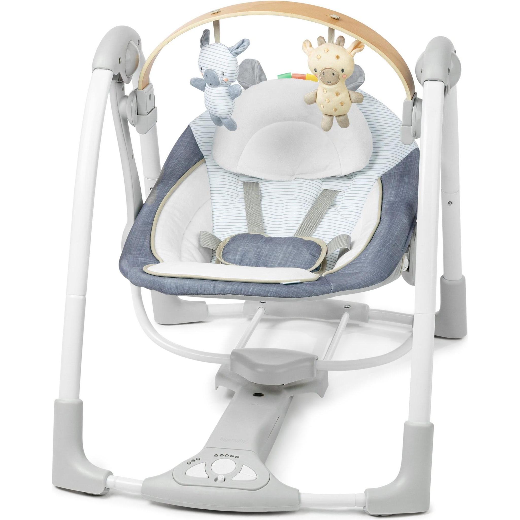Ingenuity Swing 'n Go Babyschaukel & Babywippe mit Spielbogen (IN-16925)