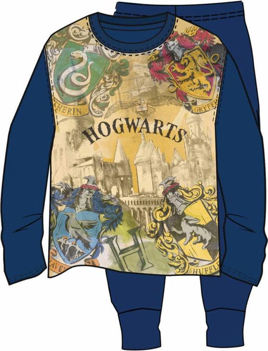Warner Bros Harry Potter Zweinstein kinderpyjama (Eén maat voor iedereen)