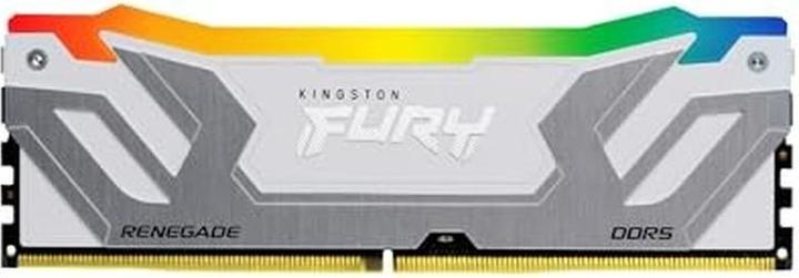 Actual product image Kingston 24GB 8000MT/s DDR5 CL38 DIMM FURY Renegade RGB White (1 x 24GB, 8000 MHz, DDR5 RAM, DIMM)