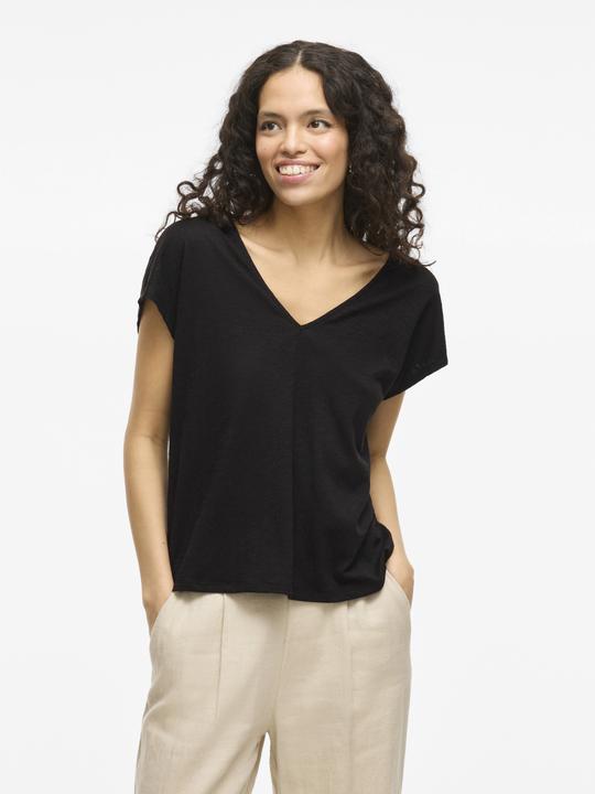 Produktbild Vila V-Ausschnitt Oberteil mit angeschnittenen Ärmeln (L)