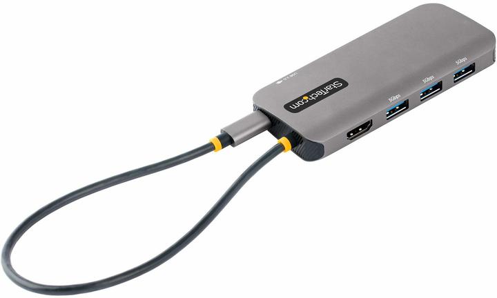 Immagine prodotto StarTech com USB C Multiport Adapter, 4K 60Hz HDMI Video, 3 Port 5Gbps USB-A 3.2 Hub, 100W Power Del (USB-C)