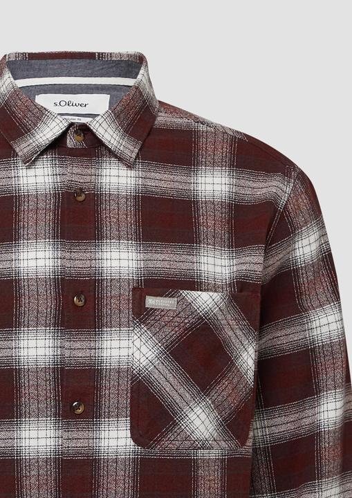 Immagine prodotto s.Oliver Hemd Regular Fit: Kariertes Hemd aus Flanell (M)