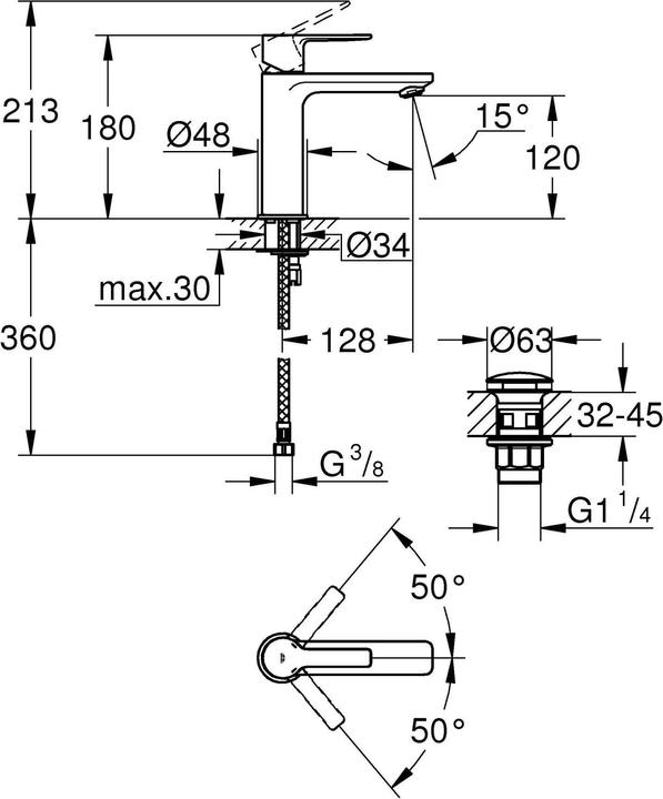 Actual product image Grohe Linear 23106001