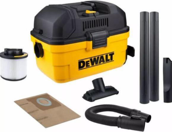Produktbild DeWalt DXV15T Stofzuiger in Toolbox - Nat/Droog - 1100W - 15L (Nass-Trockensauger)