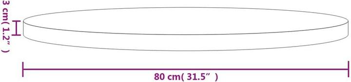 Actual product image VidaXL Gilli (80 x 3 cm)