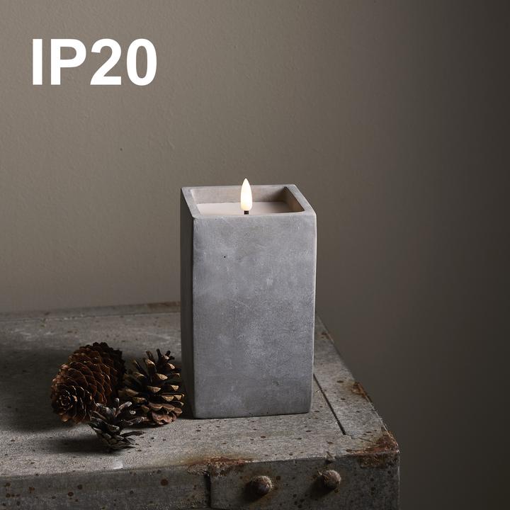 Produktbild Star Trading LED Kerzen mit Timerfunktion | LED Kerze mit Timer | LED Kerzen flackernde Flamme | Wei (1x)