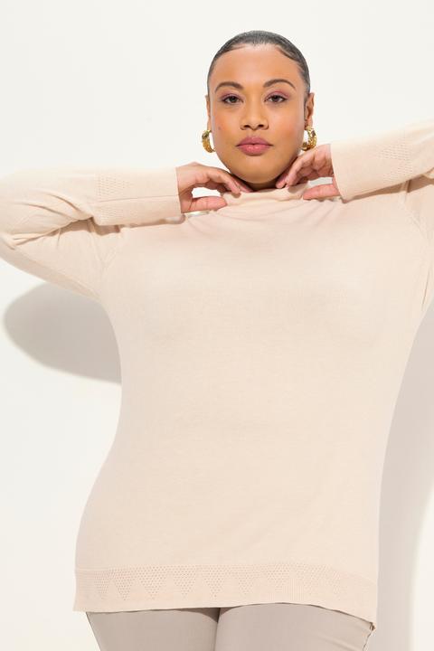 Produktbild Ulla Popken Pullover, Stehkragen, Langarm, Rippbündchen (46, 48)