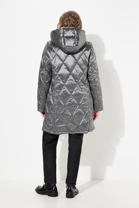 Produktbild Ulla Popken HYPRAR Steppjacke, Kapuze, 2-Wege-Zipper, Zipptaschen (50, 52)