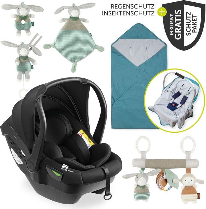 Hauck Babyschale Drive N Care i-Size ab Geburt (Baby car seat, ECE R129/i-Size Standard)