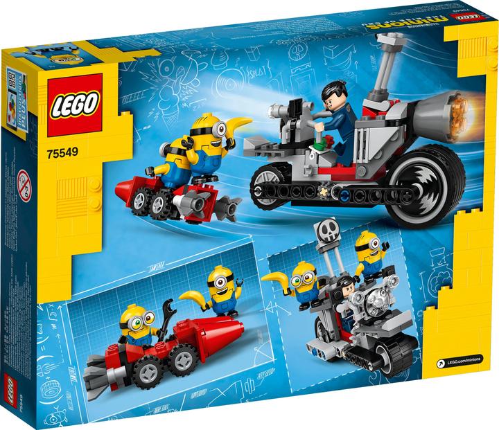 Produktbild LEGO Unaufhaltsame Motorrad-Jagd (75549, LEGO Minions)