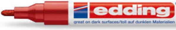 Actual product image Edding 751 - Paint marker (Red, 2 mm, 1 x)
