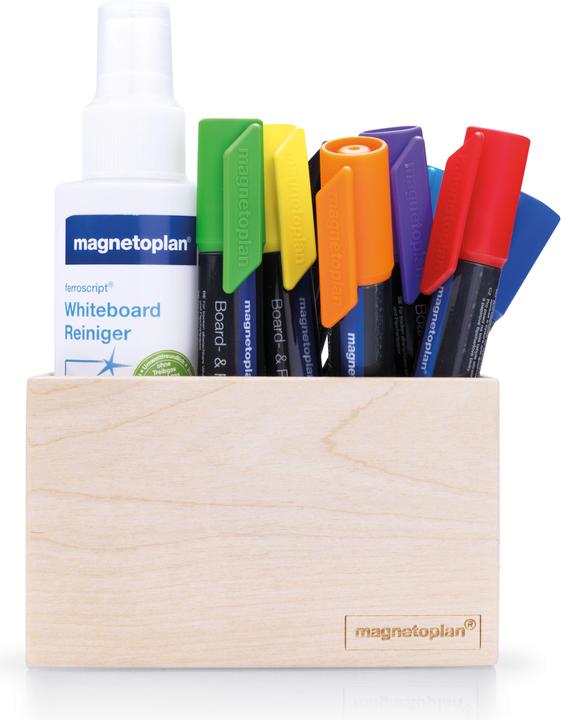 Productafbeelding Magnetoplan Penhouder magnetisch (B x H) 114 mm x 64 mm berkenhout