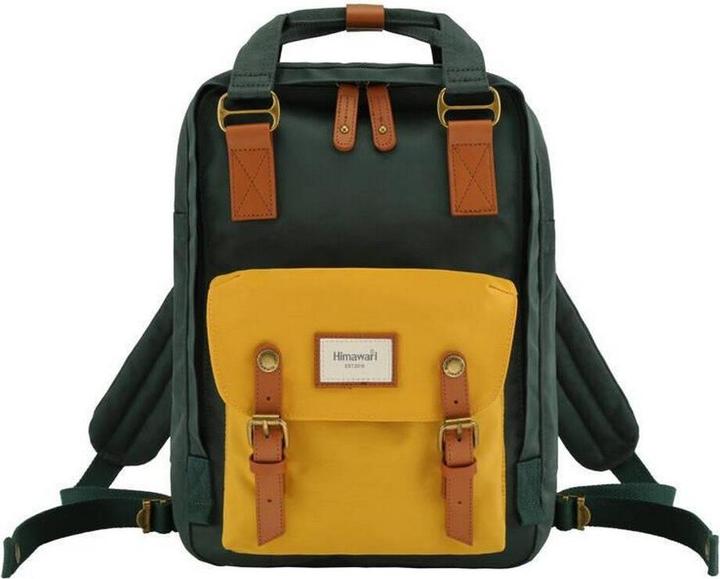Himawari 188L 14" laptop backpack (green-yellow) (16 l)