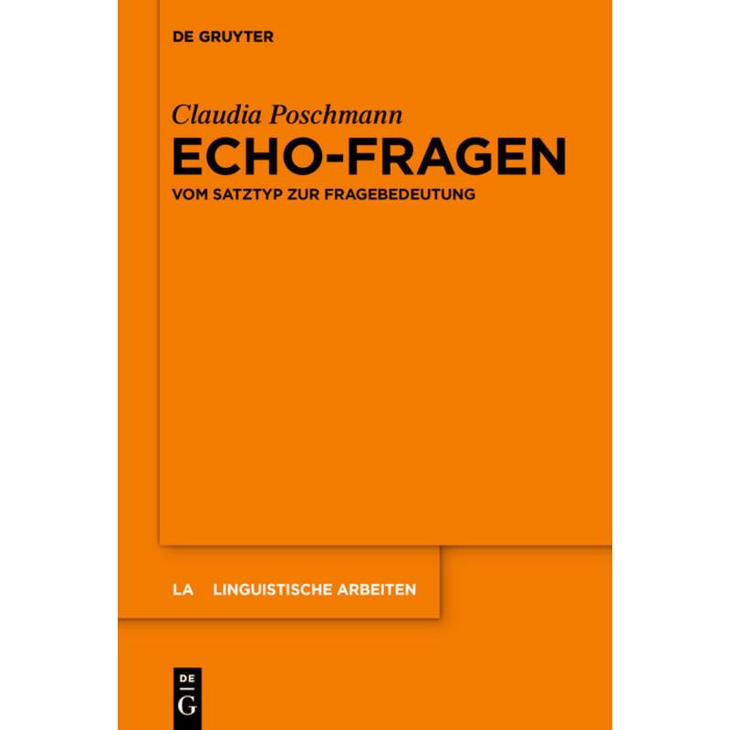 Poschmann:Echo-Fragen, Fachbücher von Claudia Poschmann