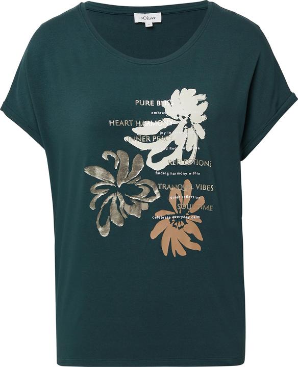 Produktbild S.Oliver T-Shirt T-Shirt aus Viskosemix im Relaxed Fit (46)