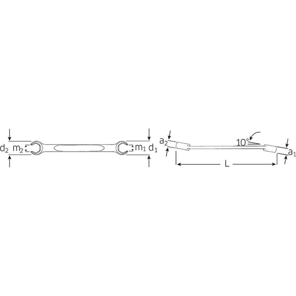 Thumbnail - Stahlwille, Schraubenschlüssel, Offener Doppel-Ringschlüssel