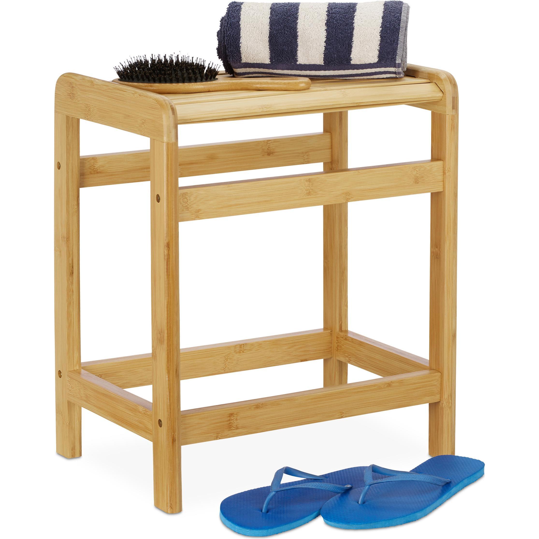 Relaxdays, Hocker + Pouf, Badhocker