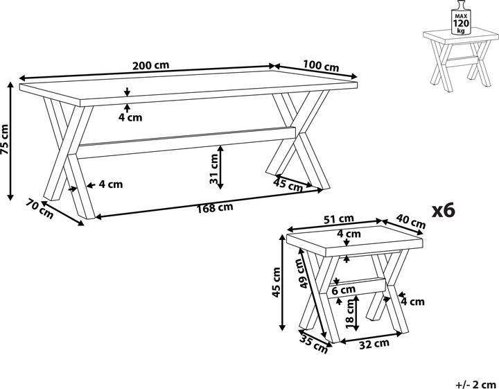 Immagine prodotto Beliani Olbia (200 cm)